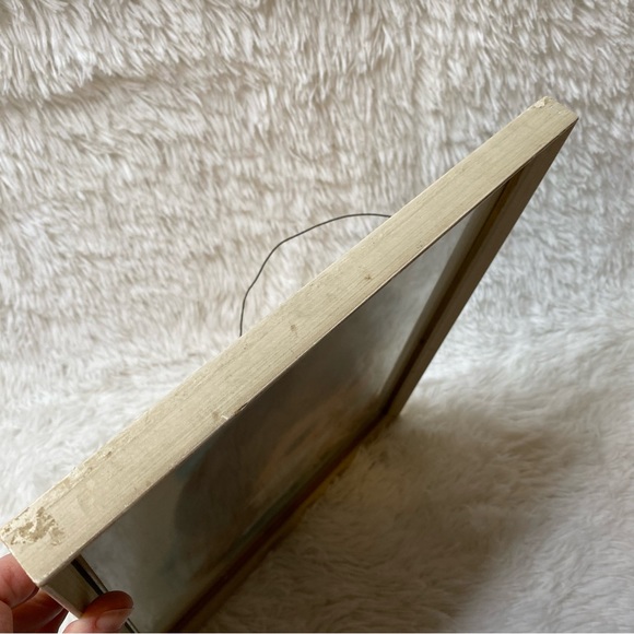 Vintage Frances Hook Northern Paper Mills Girl With Kitten Framed Print - Picture 8 of 8